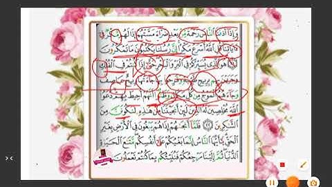 تجويد واستخراج أحكام وتلاوة الآيه ٢١_٢٣سورة يُونُس🐳