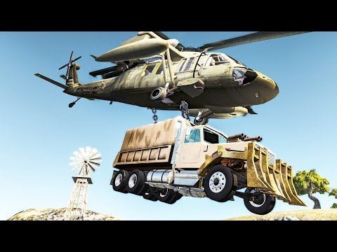 Helicopters Accidents #2 - Beamng drive
