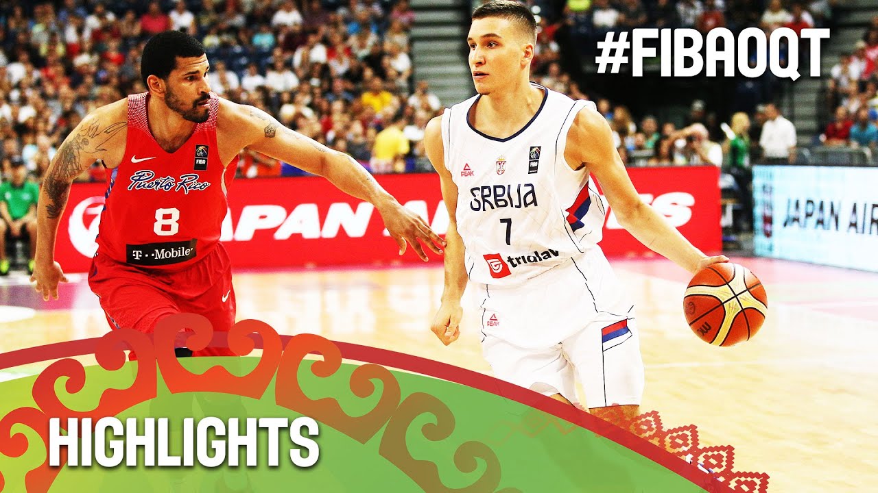 Serbia v Puerto Rico - Highlights - Final - 2016 FIBA Olympic Qualifying Tournament