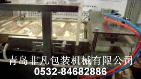 Tea box cellophane wrapping machine