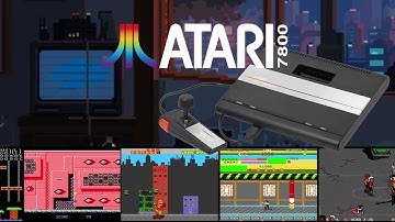 Atari 7800 intro video