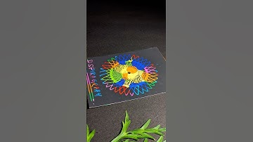 Infinite triangle count of beautiful spirograph #spirograph #spirographdrawing #shorts #viralvideo