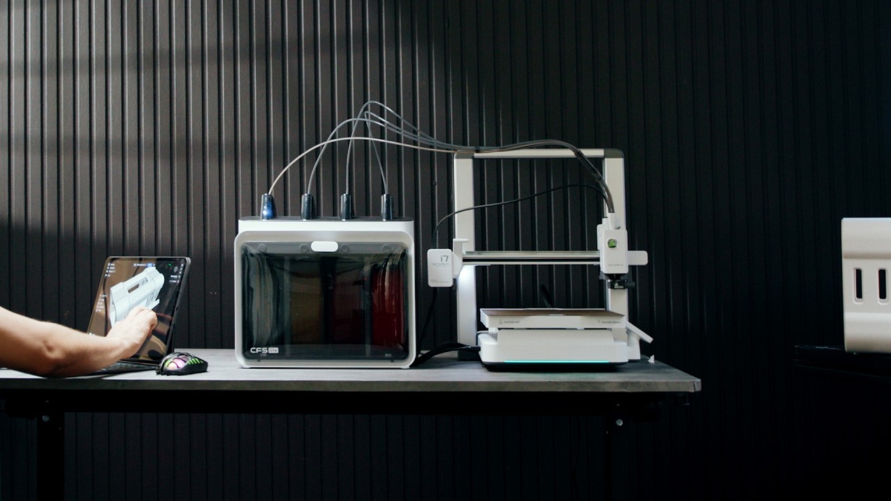 I printed a whole computer case on the  Creality SPARKX i7 3D Printer