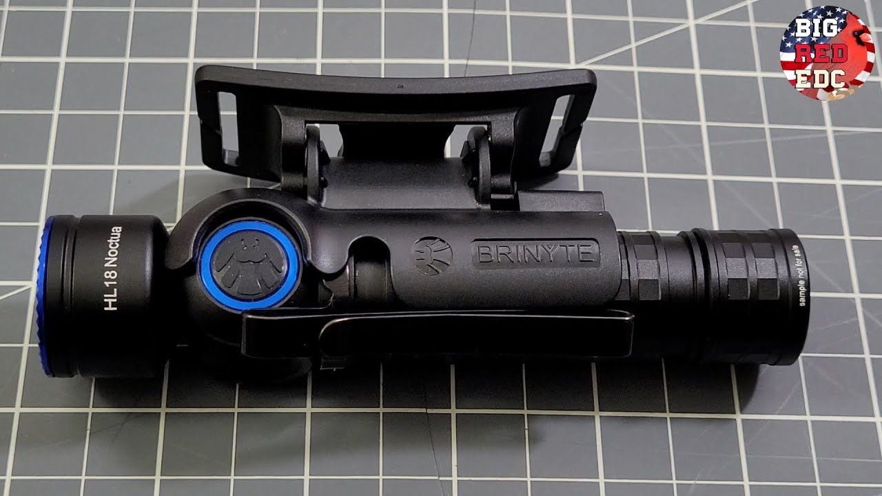 Brinyte HL18 Noctua Flashlight/Headlamp : Overview and Demonstration