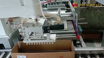 WIN-WIN PACK Case Packer with SCARA Robot & Vibration Leveling Device for Industrial Parts