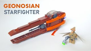 LEGO Star Wars Geonosian Starfighter MOC | Building Instructions