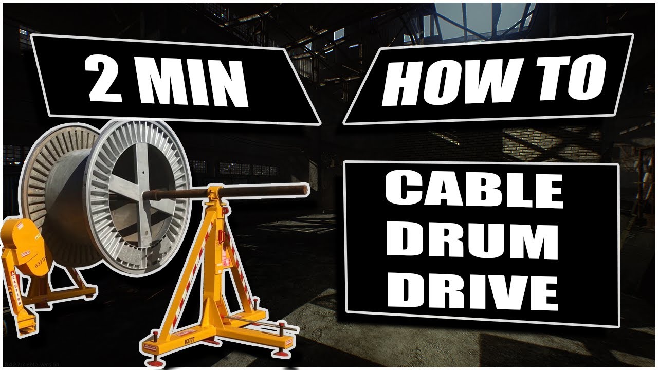 HOW TO Set Up A Cable Drum Drive 