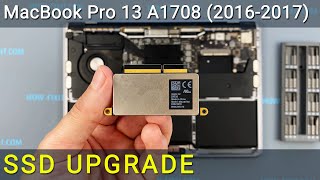 MacBook Pro 13 A1708 (Late 2016- Mid 2017) How to install SSD upgrade