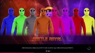 8 Man Alien Battle Royal Match|WWE 2K20