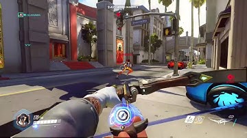 Hollywood Attack: Close Range Headshot on Tracer with Hanzo