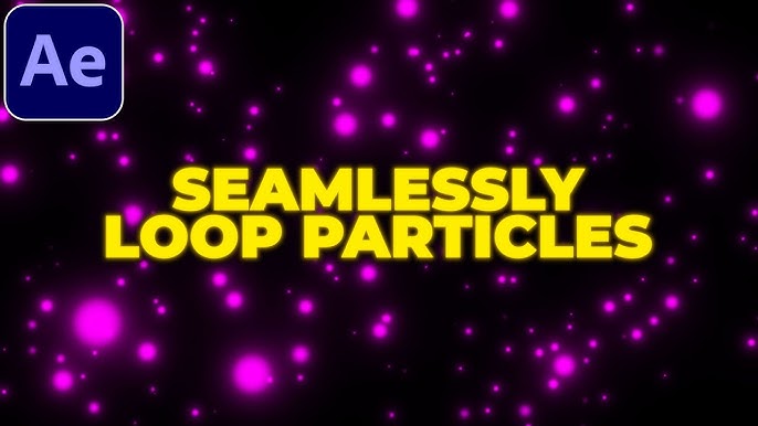 Create Seamless Looping Particle Background 2024