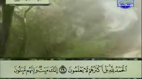 039 سورة الزمر المصحف الكامل الشيخ عبدالباسط عبدالصمد مرتل قناة المجد للقرآن الكريم