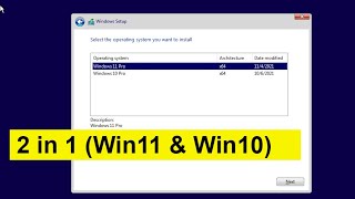 how to add win 11 to the win 10 installer