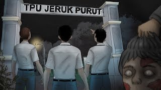 Hantu Kepala Buntung TPU Jeruk Purut | Kartun Hantu Horror & Cerita Misteri - Rizky Riplay