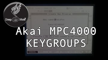 Akai MPC 4000 Keygroup Tutorial