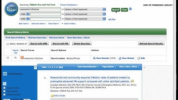 CINAHL Keyword Searching