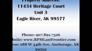 11434 Heritage Court Unit 3 Eagle River, AK 99577