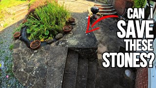 Pressure Washing an old patio and another steep driveway! (Re-sanding too!)