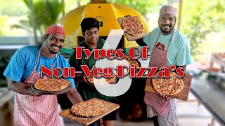 Mouth Watering | 6 Types Of Non-Veg Pizza's | Brothers Pizzeria | Ep:04 screenshot 2