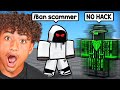Exposing And BANNING SCAMMERS In Blade Ball