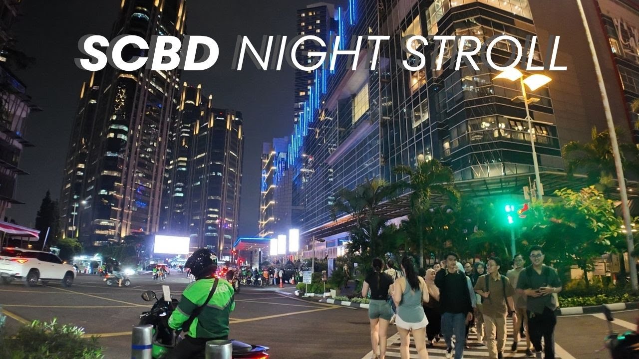 Jalan Jalan di Kamis Malam di SCBD, Jakarta. #jalankakiaja