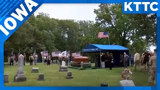 Charles City community honors homecoming of Iowan WW2 veteran's remains