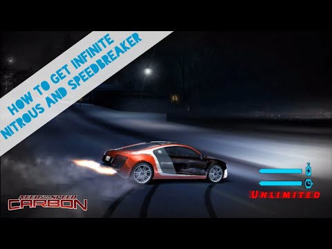 HOW TO GET UNLIMITED NITROUS AND SPEEDBREAKER | Need For Speed Carbon