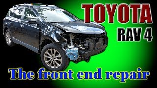 Toyota Rav 4. The front end repair.