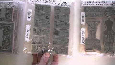 Tim Holtz Stamps by BlueMoonScrapbooking