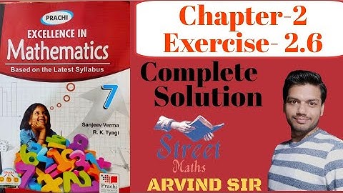 Prachi Math book class 7 exercise 2.6 complete solution Rational number on number line, comparison