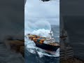 Tanker ship vs Rogue Wave - Survival or Disaster? #extreme #ocean #maritime