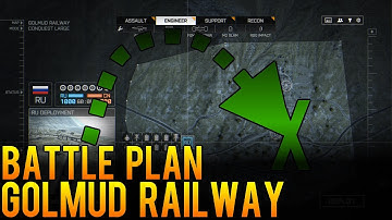 Battle Plan - Golmud Railway - Battlefield 4 (BF4) Conquest Map Strategy