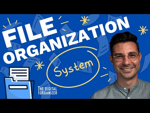 Simple File Organization System (Mac/PC/Cloud)