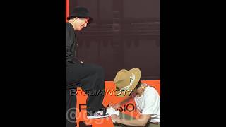 How Jungkook And Taehyung Cleaning Each Other Shoes In Stage