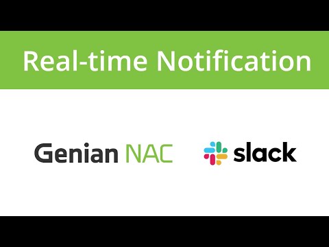 How to integrate Genian NAC with Slack