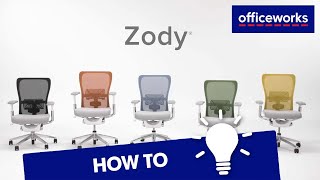 How to Adjust Haworth Zody Chair