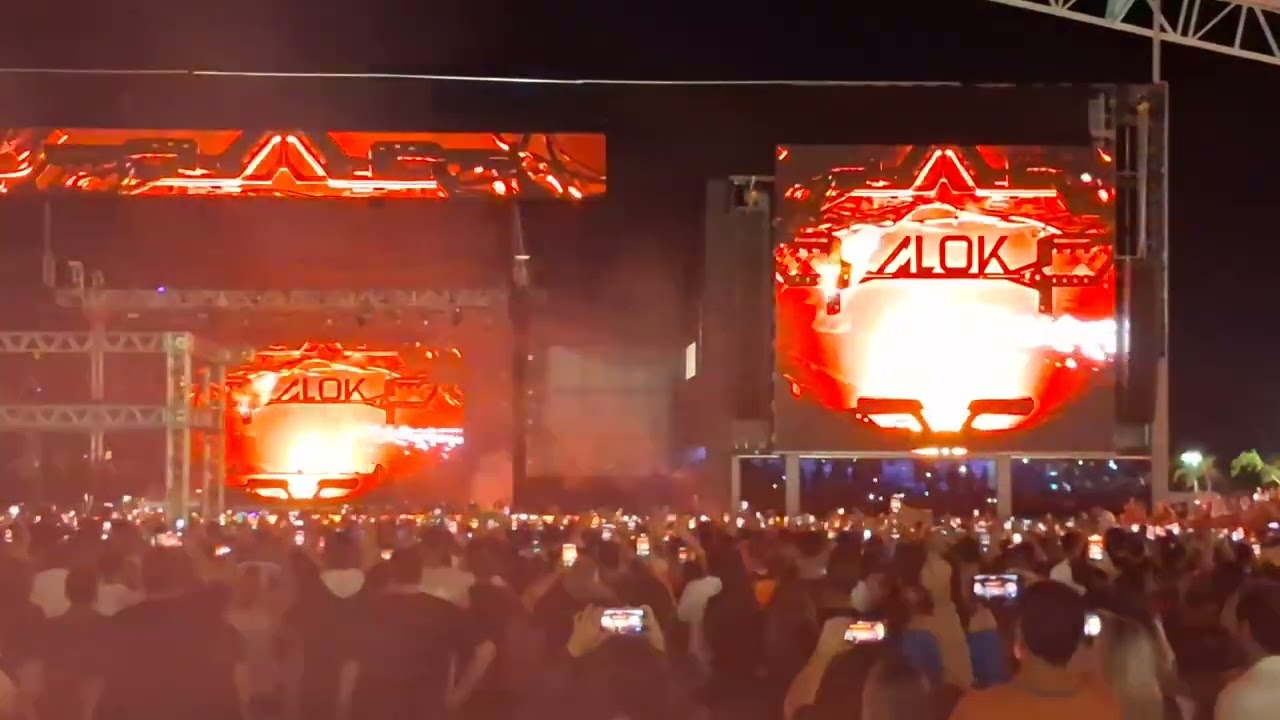 Abertura show do Alok em Cuiabá