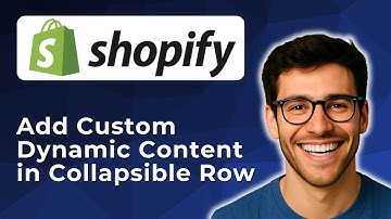 How to add custom dynamic content in collapsible row in Shopify [2025 Easy Guide]