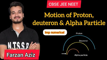 Motion of Charged Particles | JEE/NEET/CBSE| Proton, Deuteron & Alpha Particle #cbse#ncert#farzansir