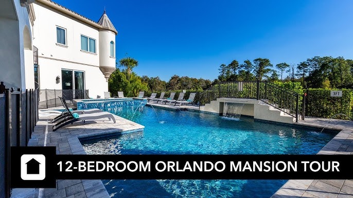 Come And See This Huge, Fantastic 9 Bedroom Mansion In Orlando, Florida  Close To Disney World - Youtube