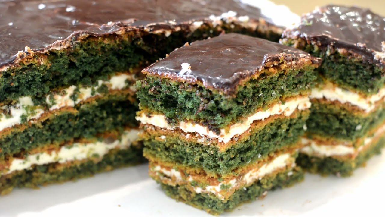 ПЛЯЦОК З ХАЛВОЮ.ПЛЯЦОК СМАРАГДОВИЙ.ЗЕЛЕНИЙ ТОРТ З ХАЛВОЮ РЕЦЕПТ.