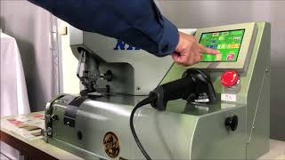 Np-S3Tc　全自動革漉き機　漉き形状メモリ読み出しスキャナ