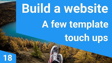 Build a responsive website tutorial 18 - updating the custom theme