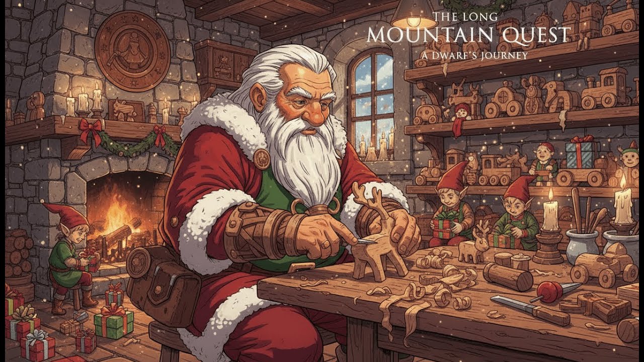 The Long Mountain Quest 🎄 | Fantasy Christmas Music for Study, Focus & Imagination