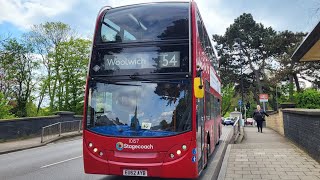 *FAST + KICKDOWN* Journey on the London Bus Route 54