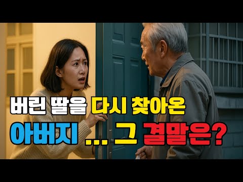한때는 버린 딸, 이제는 매달리는 아버지의 마지막 부탁, 당신이라면 어떻게 하시겠어요? | 지혜로운 인간관계 조언 | 인생 | 마음 | 행복