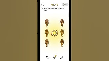 Brain Out Level 11 | Which one is not a real ice cream
