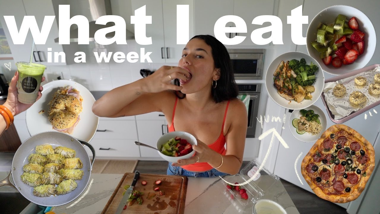what I eat in a week as a 24-year-old new to cooking *realistic + easy yummy meals*