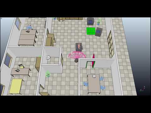 Fuzzy Control Navigation System in V-REP
