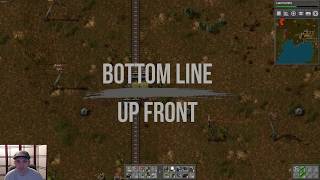 Factorio - Simple Belt Balancer - 1 belt to 1 belt with balanced input and output